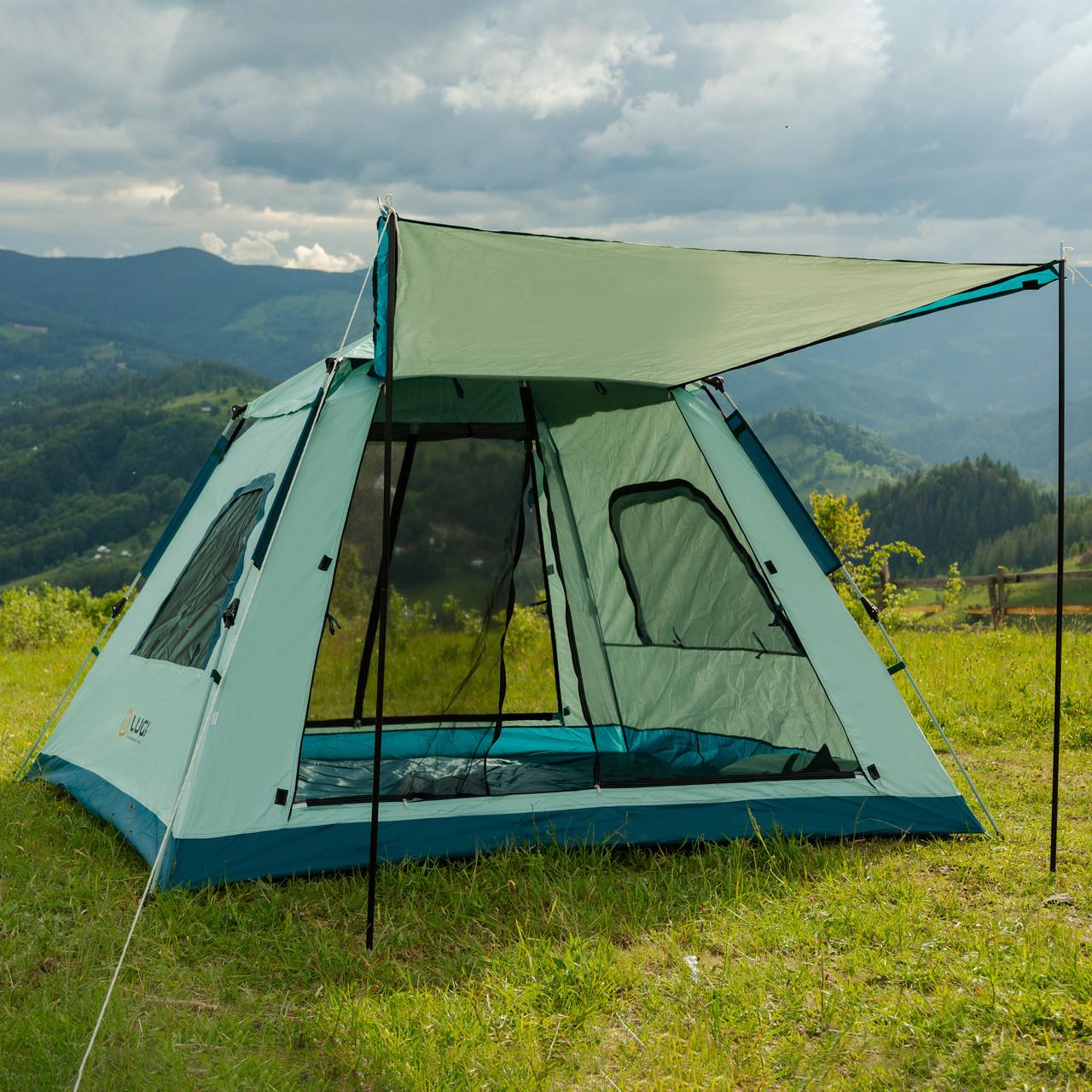 Палатка туристическая трехместная палатки с тентом (25743418) - фото 2 Палатка туристическая трехместная палатки с тентом (25743418) - фото 2