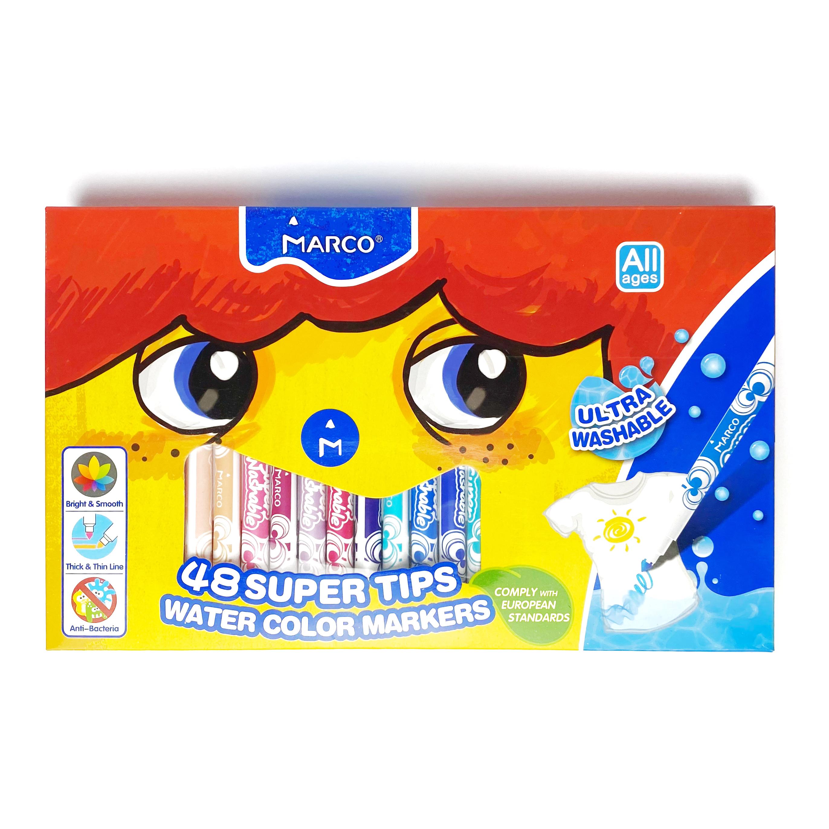 Фломастеры Marco Super Washable 48 цветов (621240)