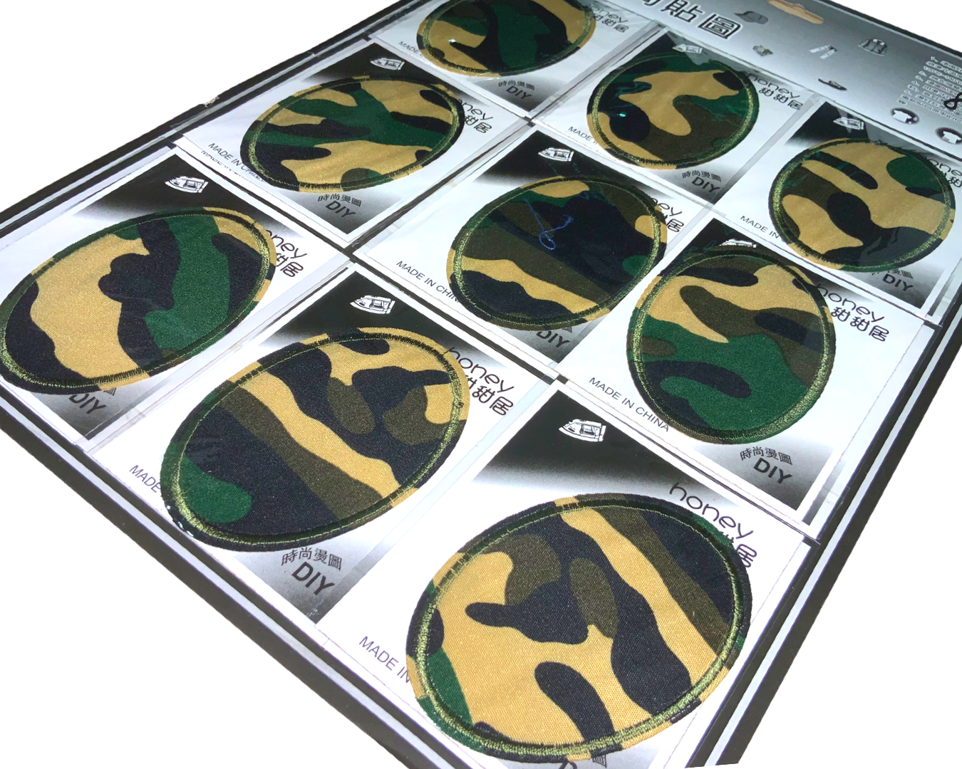 Аппликация для одежды нашивка №86 9 шт. 9,5х6,5 см