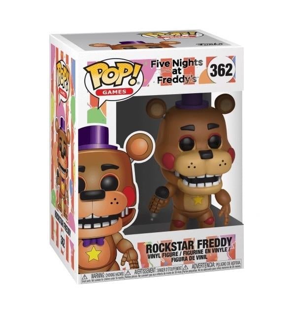Фігурка Funko Pop Фредді Рок-зірка Рок-Freddy FFNAF 6 Pizza Sim П'ять ночей з Фредді FNAF RF362