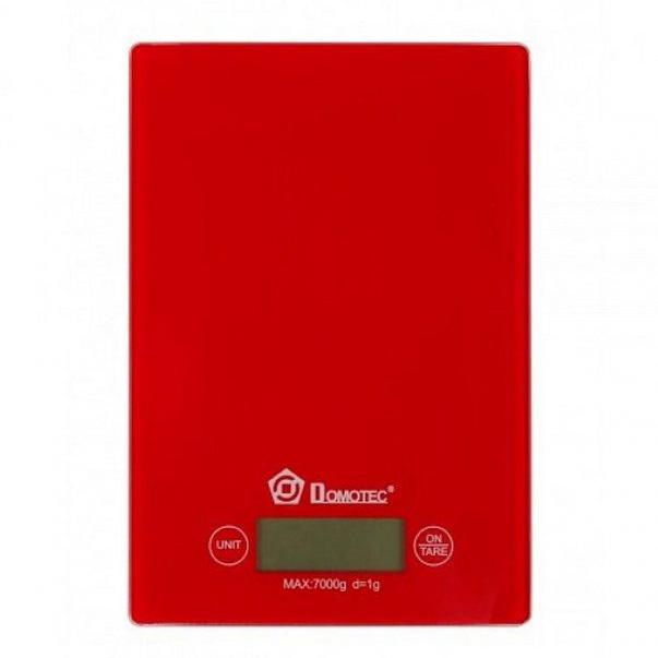 Весы кухонные Domotec MS-912 Красный (ws47247-3)