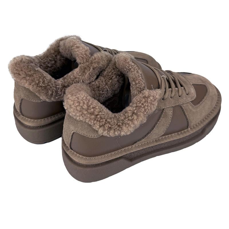 Кеди жіночі замшеві на шнурівці 6016-20 p. 41 25,5 см Коричневий - фото 4