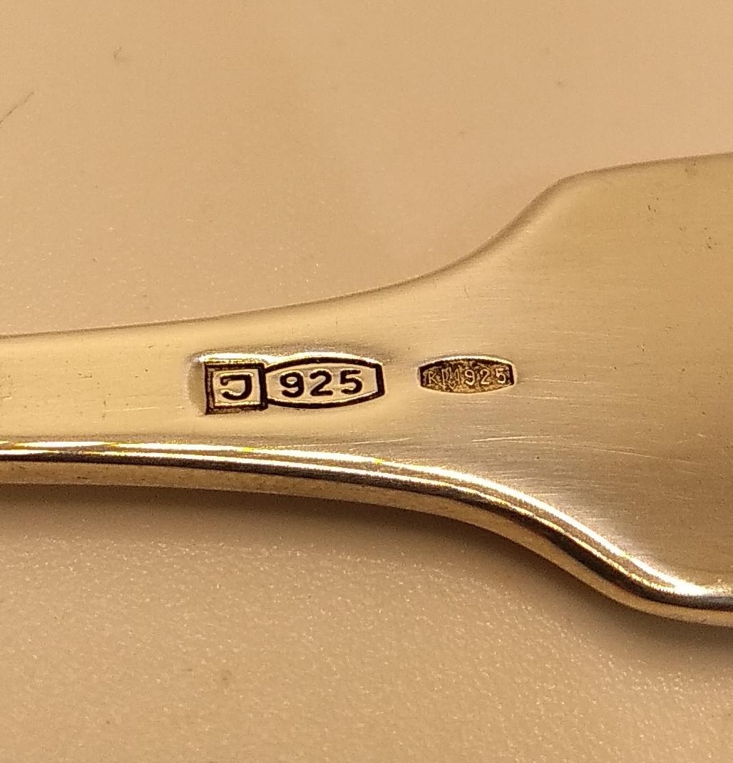 Ложка кофейная серебро рак 925° 16,90 г (12212050) - фото 4 Ложка кофейная серебро рак 925° 16,90 г (12212050) - фото 4