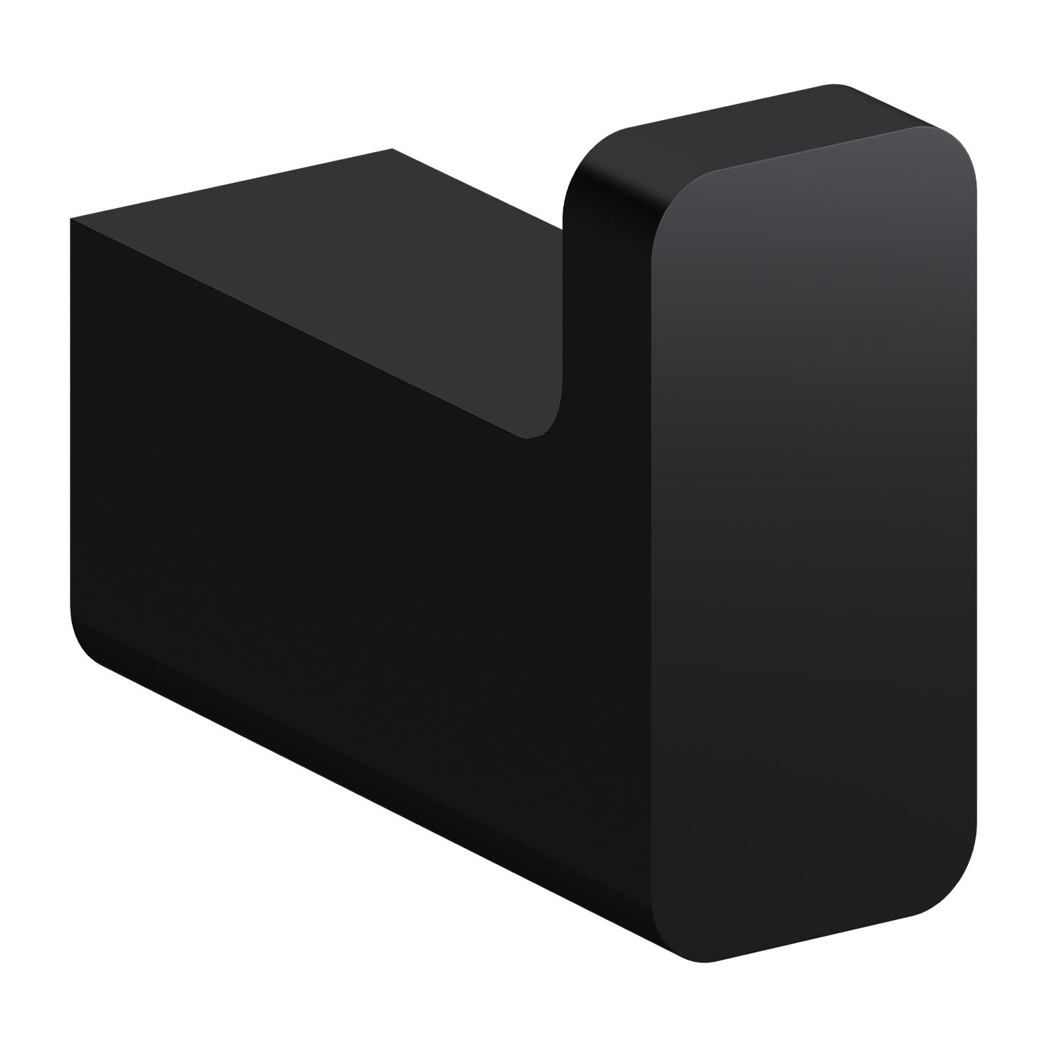 Крючок настенный Omnires NELSON NL80110BL одинарный Черный (169304)