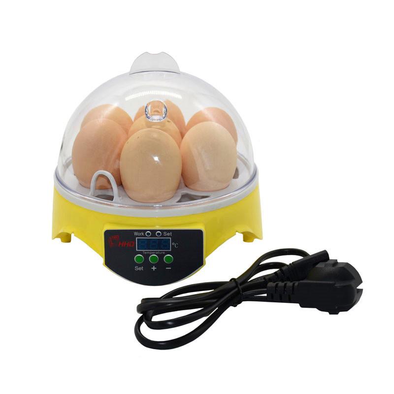Инкубатор на 7 яиц для домашней инкубации и педагогических экспериментов HHD mini7