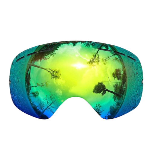 Змінна лінза для гірськолижної маски Copozz GOG-201 з захистом UV400 Mirror Coating для активного відпочинку Anti Fog Gold (60404)