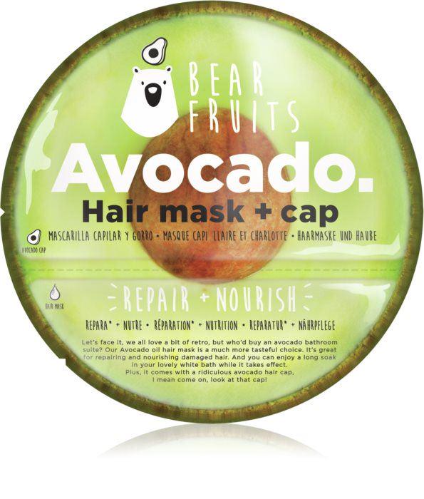 Маска для волосся Bear Fruits Avocado глибоко поживна (285)