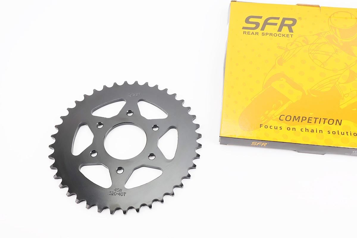 Звезда задняя к мотоциклу BAJAJ PULSAR NS-200 520-40T d=58 6 отверстий 90 мм