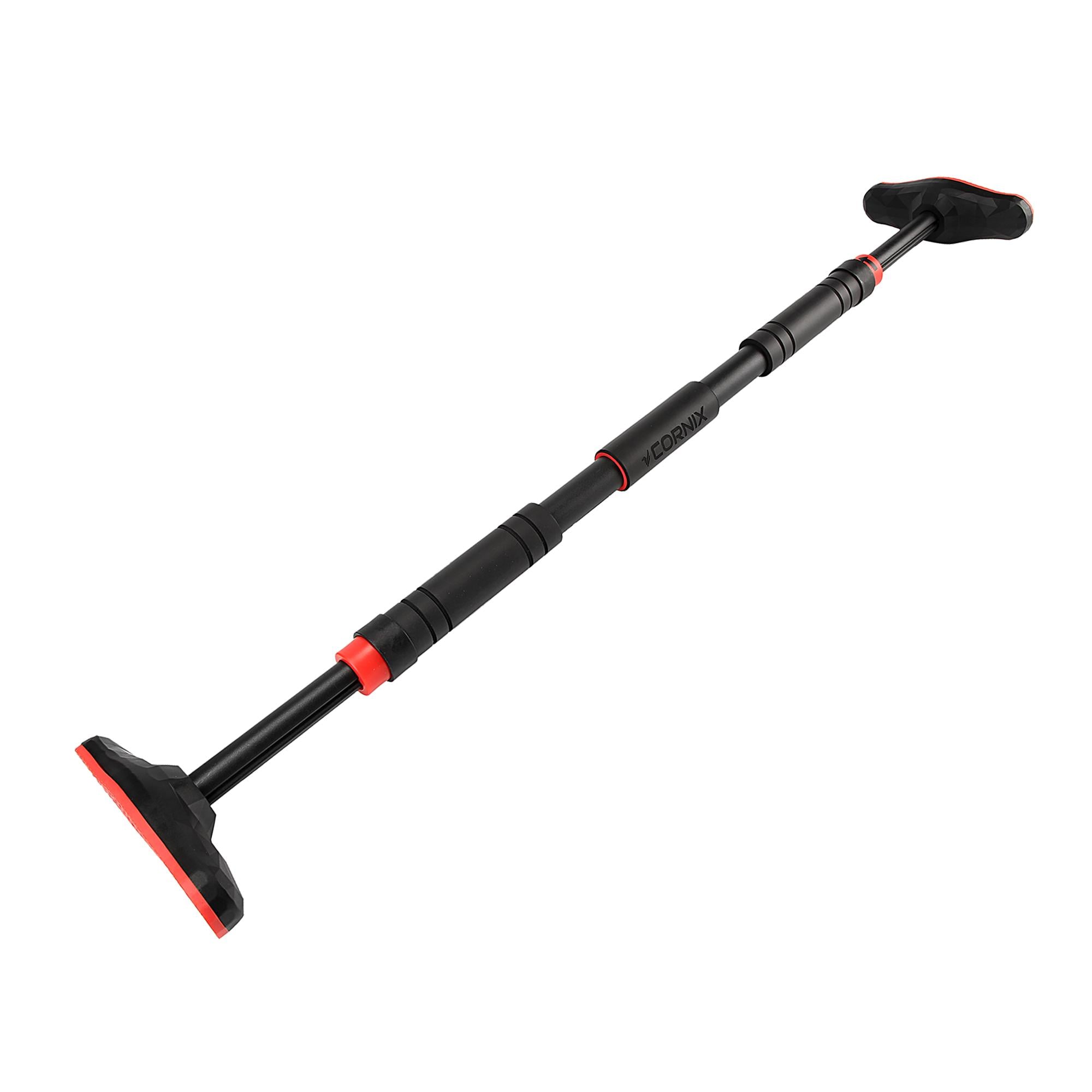 Турнік розсувний Cornix Pro XR-0284 90-130 см Black/Red (25802675) - фото 9