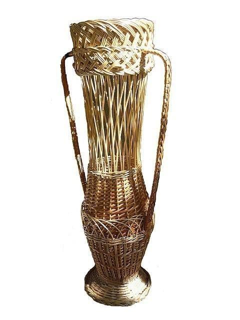 Ваза плетеная Корал с ручками 85 см (2111)