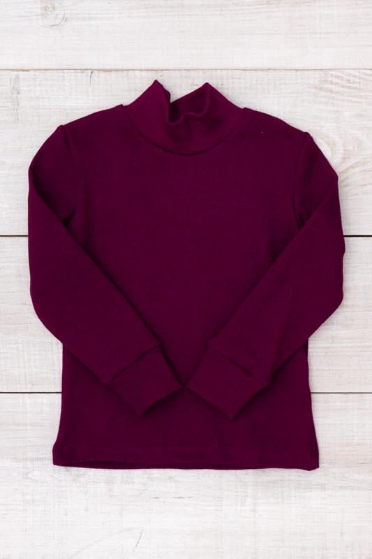 Водолазка дитяча  унісекс  в рубчик Носи Своє 110 см Баклажанний (6068-019)