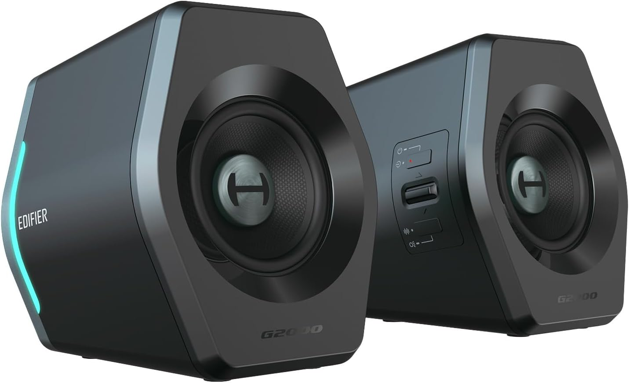 Игровые колонки Edifier G2000 RGB 32 Вт Bluetooth 5.1 USB AUX Black (3023661797)