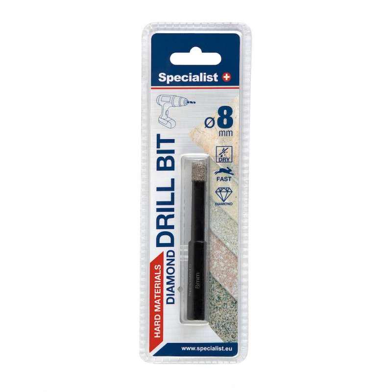 Свердло алмазне по кераміці/склу Specialist+ D8 (11/2-9308) - фото 2 Свердло алмазне по кераміці/склу Specialist+ D8 (11/2-9308) - фото 2
