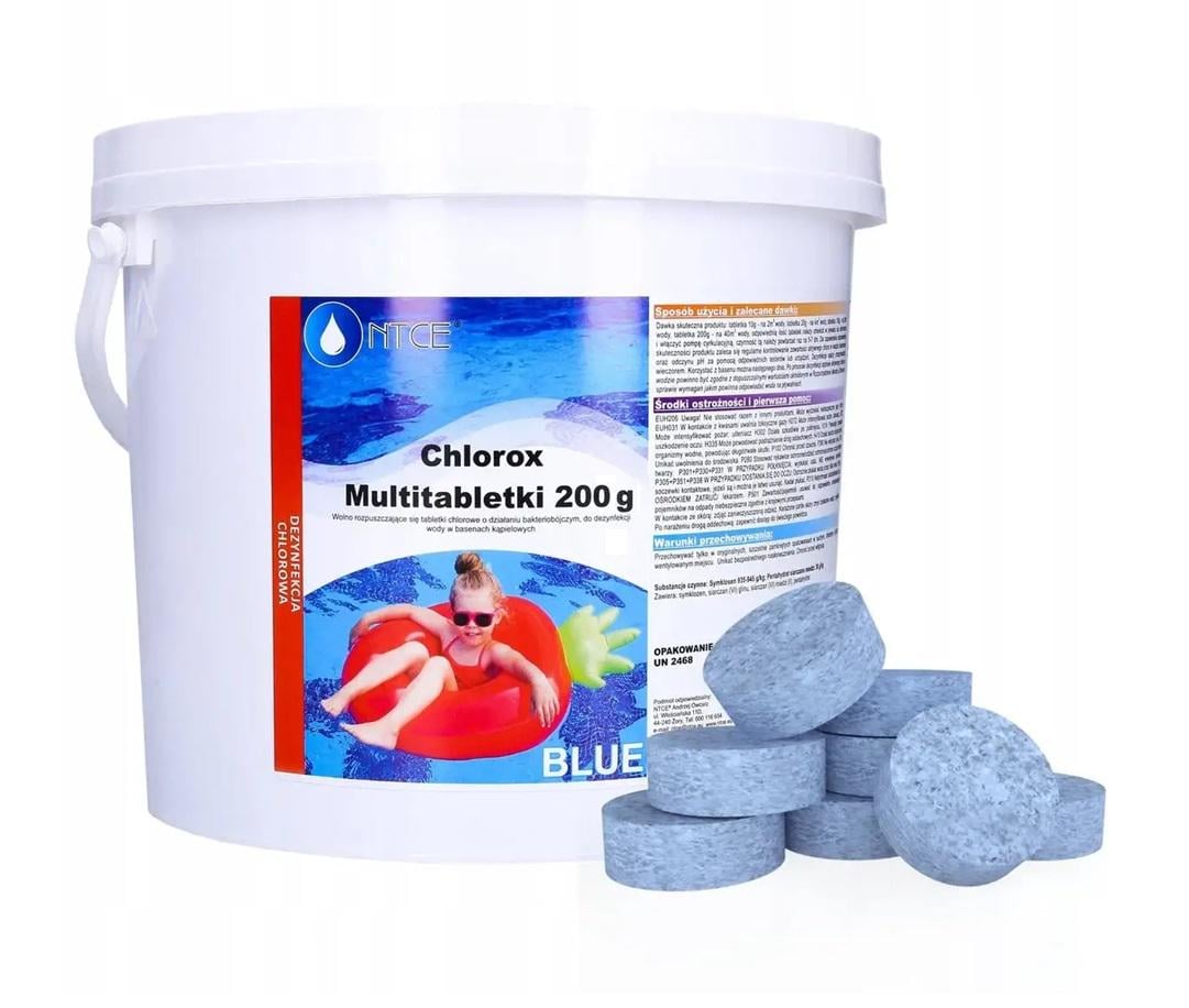 Таблетки для бассейна многофункциональные CHLOROX Blue TABS 25 шт. 5 кг (32111777)
