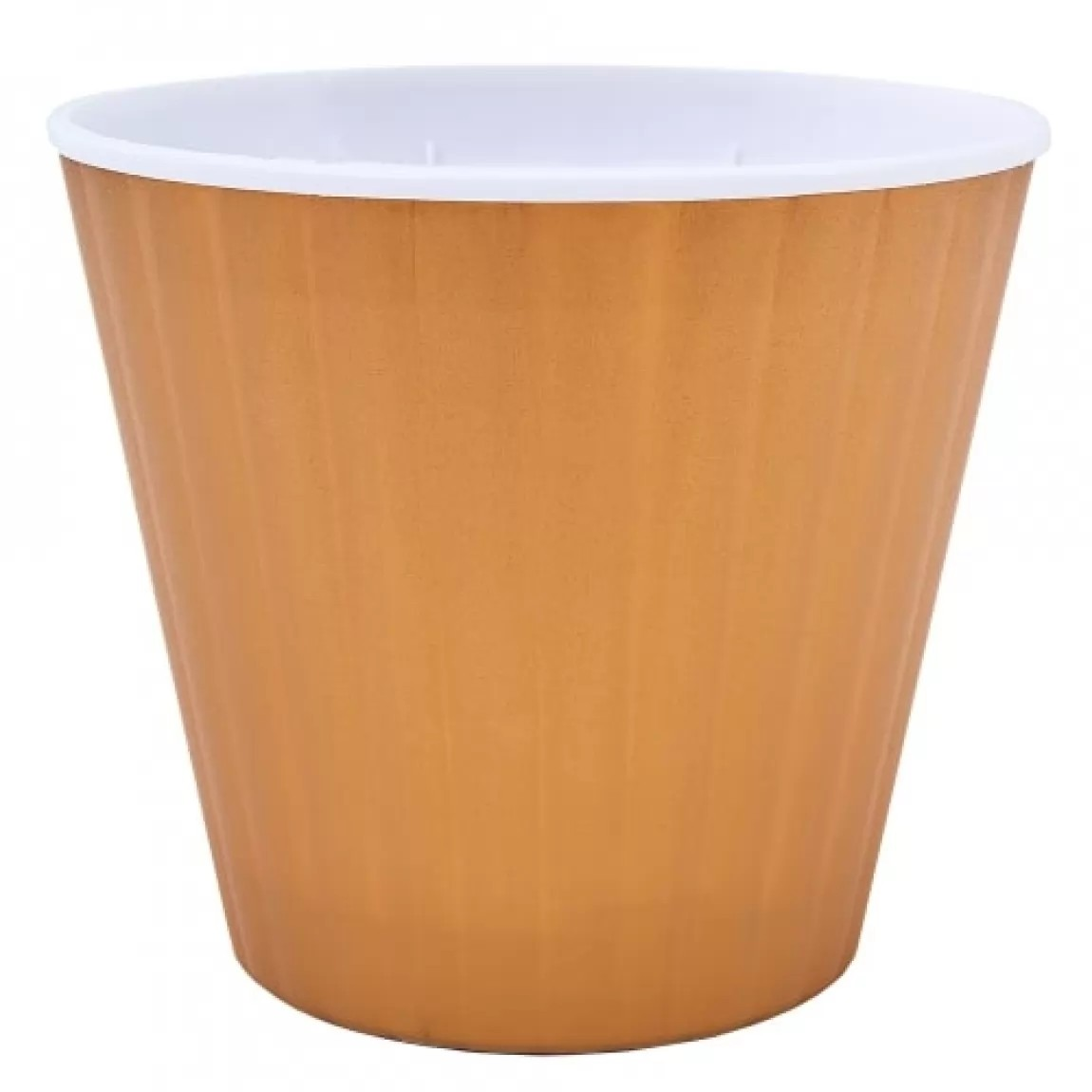 Горшок Алеана Ибис 13х11,2 см Золотой (4823044305117) - фото 1 Горшок Алеана Ибис 13х11,2 см Золотой (4823044305117) - фото 1