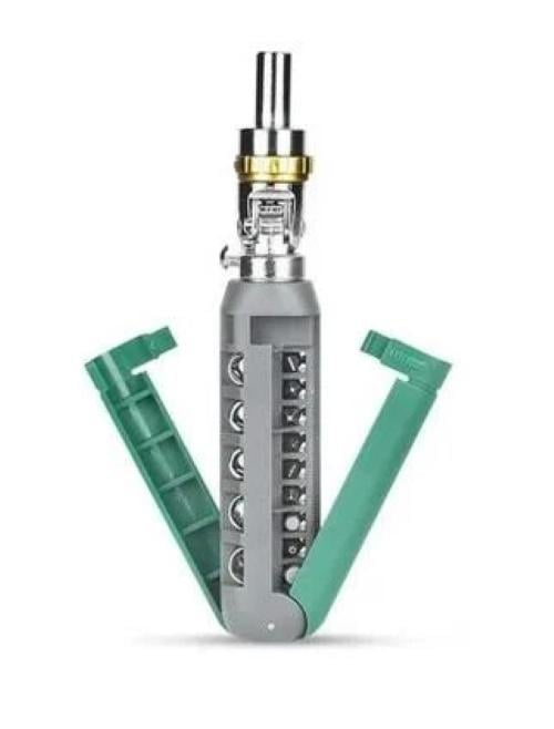 Викрутка поворотна багатофункціональна з насадками 14в1 (2024A) Викрутка поворотна багатофункціональна з насадками 14в1 (2024A)