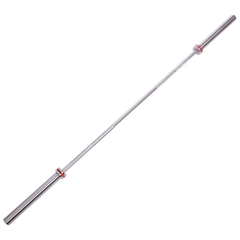 Гриф для штанги TA-7241 прямой для кроссфита Серебряный (58363107)