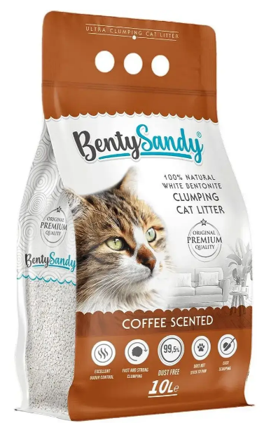 Наповнювач бентонітовий Benty Sandy з ароматом кави 10 л (00-00033074)