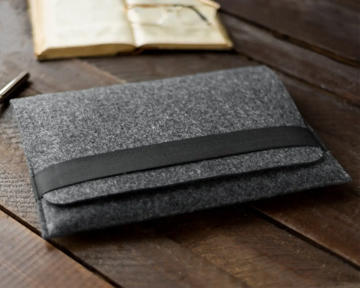 Чехол Gmakin Apple MacBook Air/Pro 13" GM14-13 Felt Case Black - фото 7