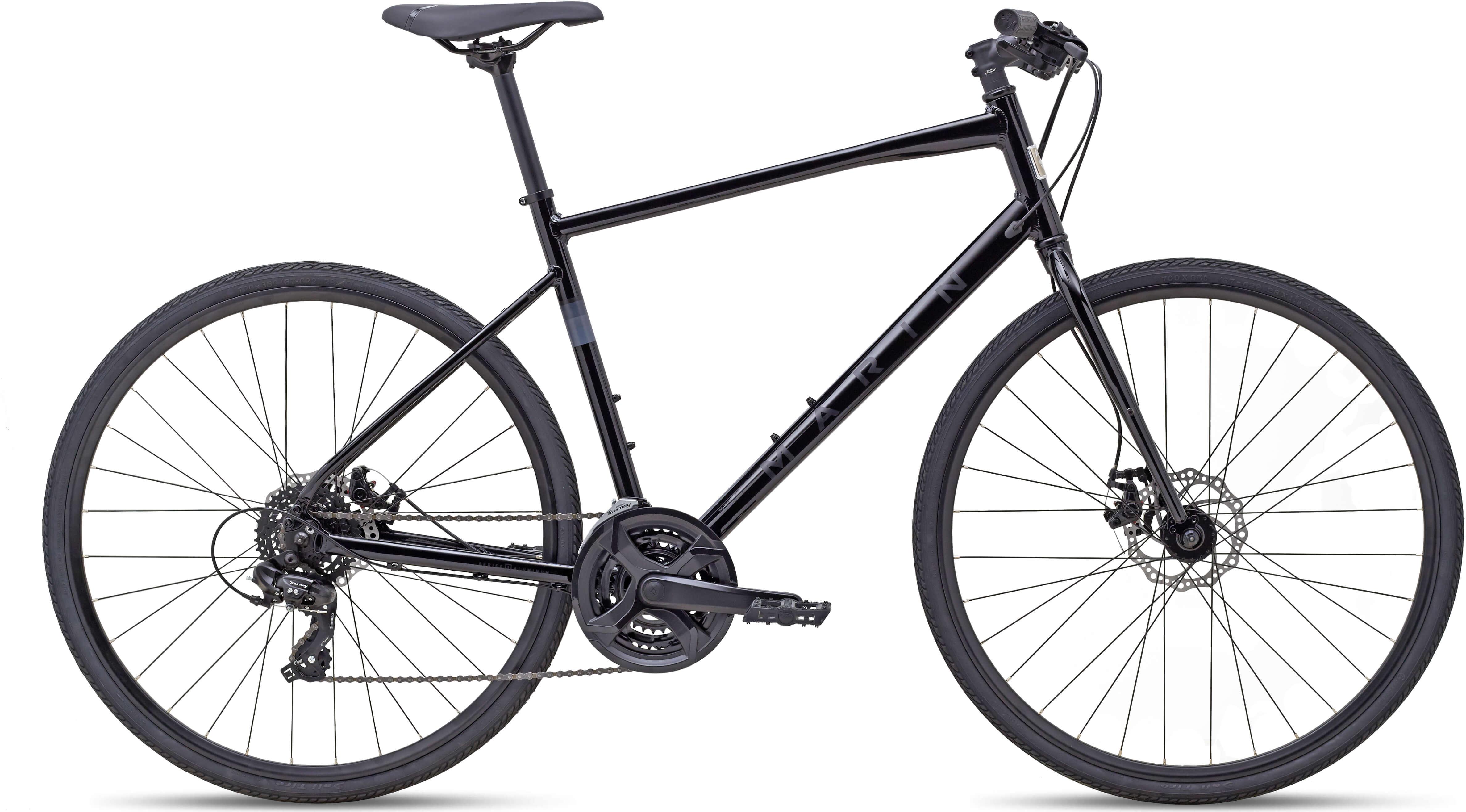 Велосипед MariN 28" Fairfax 1 рама L Gloss Black/Black (A5)
