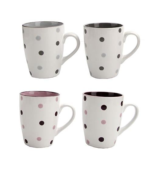 Набір кухлів Interos Горох MIX 340 мл 4 шт. (ТЕХ.УПОК 138 88167)