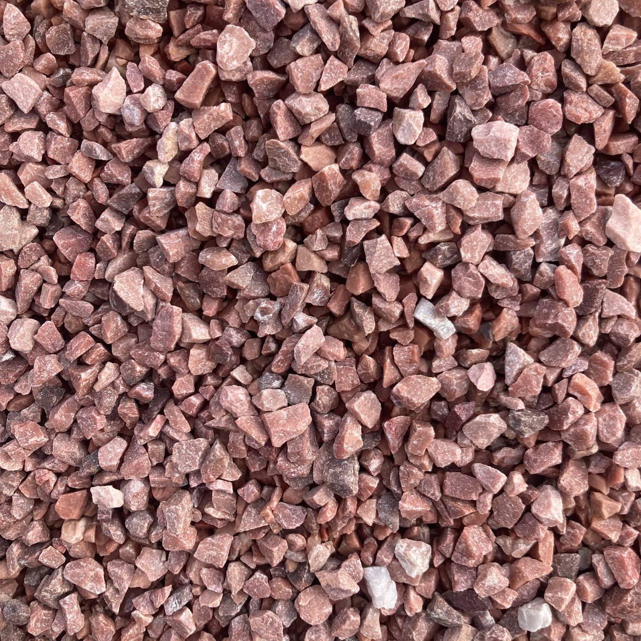 Декоративный камень кварцит 5-10 мм Малиновый (14519051)