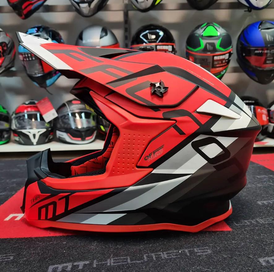 Мотошлем MT HELMETS FALCON THR B5 XS Matt Red (23346) Мотошлем MT HELMETS FALCON THR B5 XS Matt Red (23346)