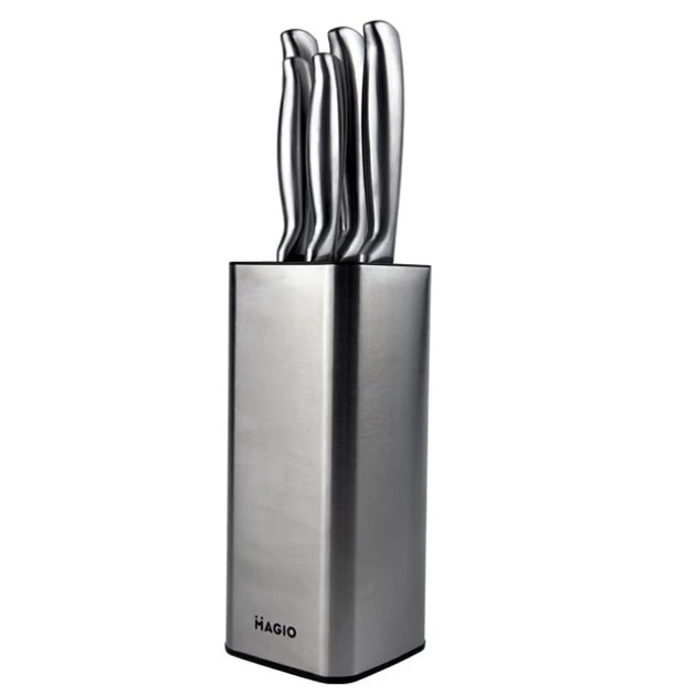Набор кухонных ножей Magio MG-1094 из нержавеющей стали в колоде 5 шт. (2357614494)