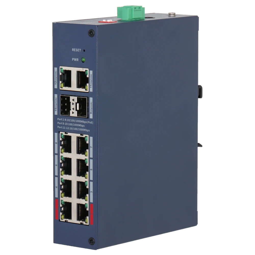 Комутатор 12 портів керований Dahua DH-CHS4212-8GT-110 PoE (2999649690)