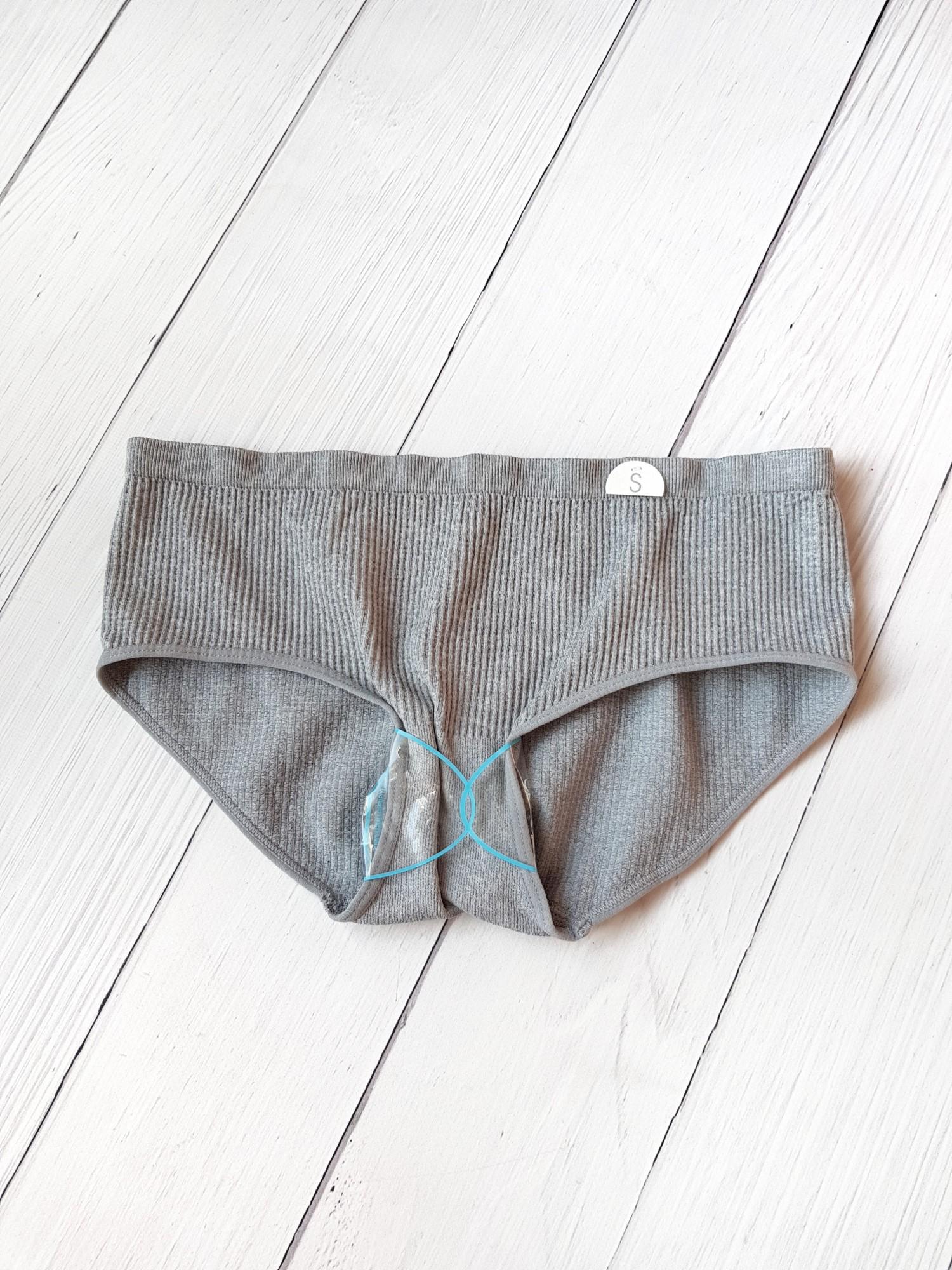 Трусики женские в рубчик Cotton on Body L Серый (10526/46)