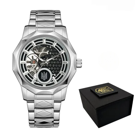 Наручные часы Awarder 024SI Трезубец серебро Silver (2444)