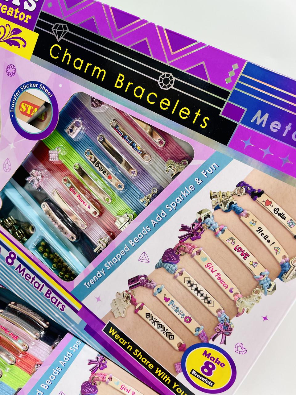 Набор для плетения браслетов MBK 530 48/2 8 мотков ниток/шармы/декор/наклейки/в коробке - фото 2 Набор для плетения браслетов MBK 530 48/2 8 мотков ниток/шармы/декор/наклейки/в коробке - фото 2