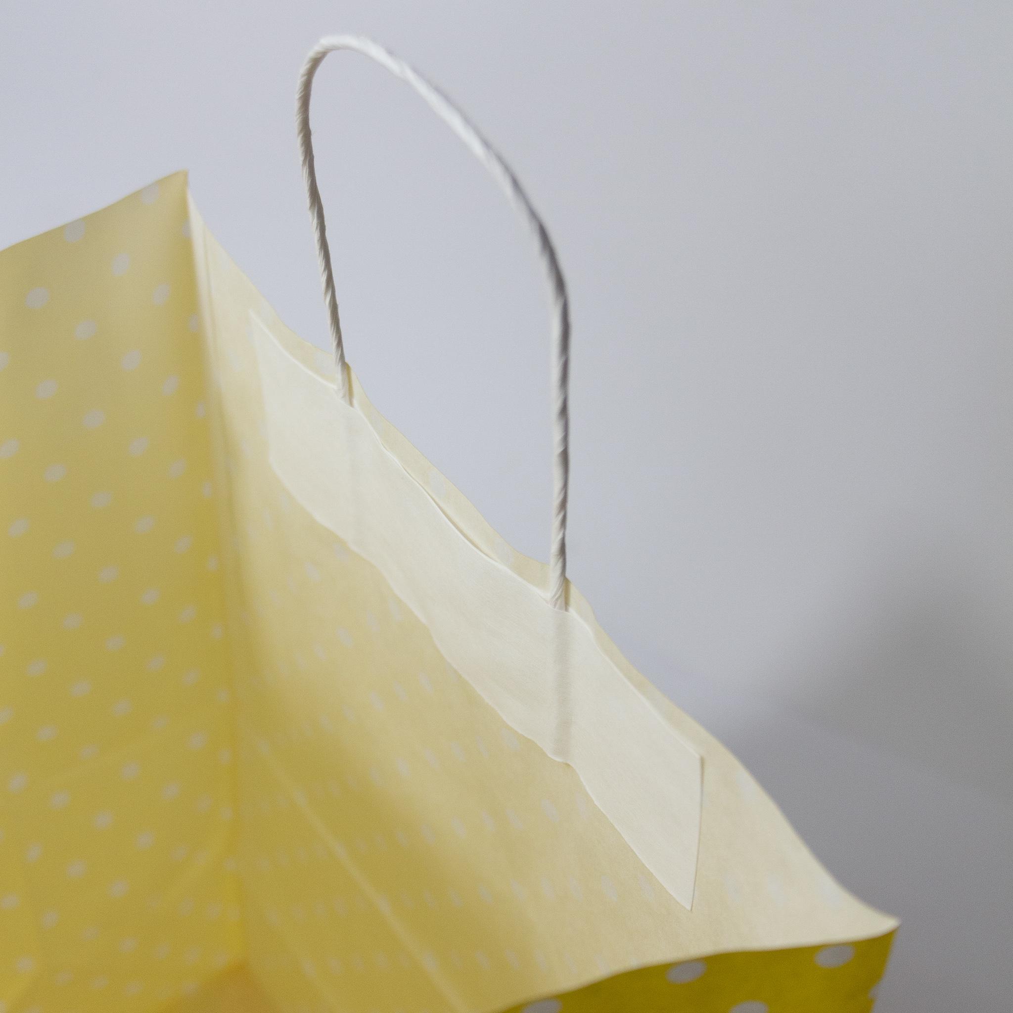 Пакет бумажный с витыми ручками 260х150х350 мм 30 шт. Жёлтый - фото 4 Пакет бумажный с витыми ручками 260х150х350 мм 30 шт. Жёлтый - фото 4