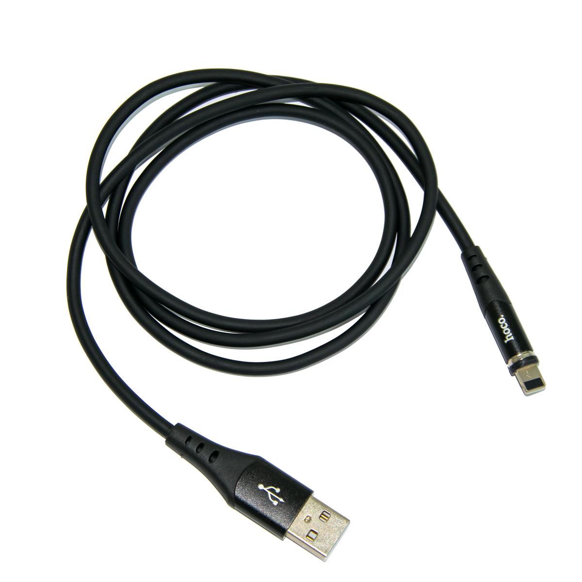 Кабель для  iphone airpods Lightning Hoco X60 2А 1 м Чорний (1008985-Black)