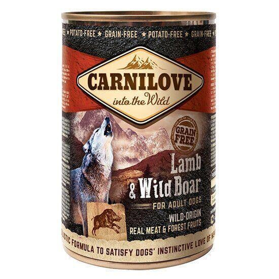 Корм вологий для собак Carnilove Lamb & Wild Boar ягня та кабан 400 г (1789931212)