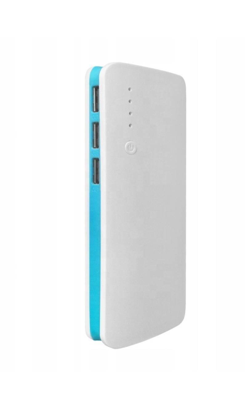 Повербанк Fotorob Slim 3 micro-USB с фонариком 20000 mAh Голубой