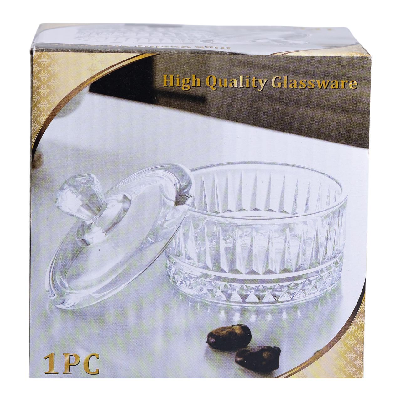 Конфетница с крышкой стеклянная Ø 10 см круглая - фото 6 Конфетница с крышкой стеклянная Ø 10 см круглая - фото 6