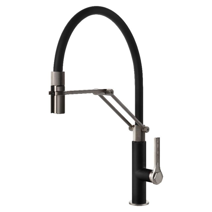 Смеситель для кухни Gessi Officine 60055599 с гибким изливом Черный (161973)