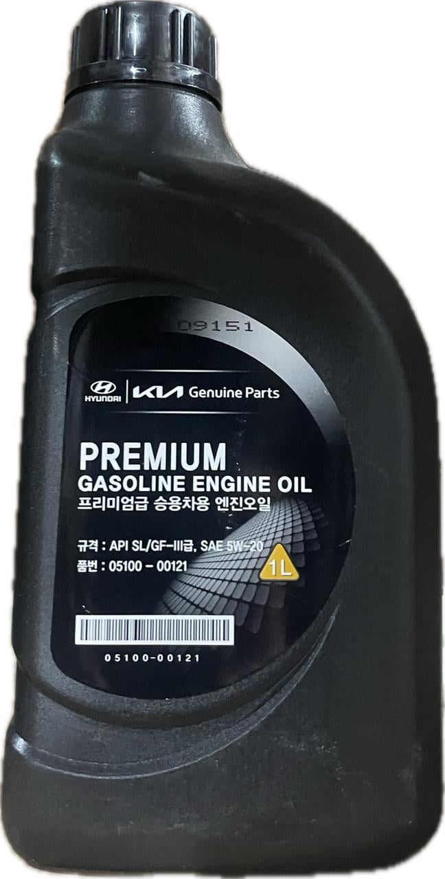 Моторное масло Mobis Premium Gasoline SL 5W-20 1 л (0510000121)