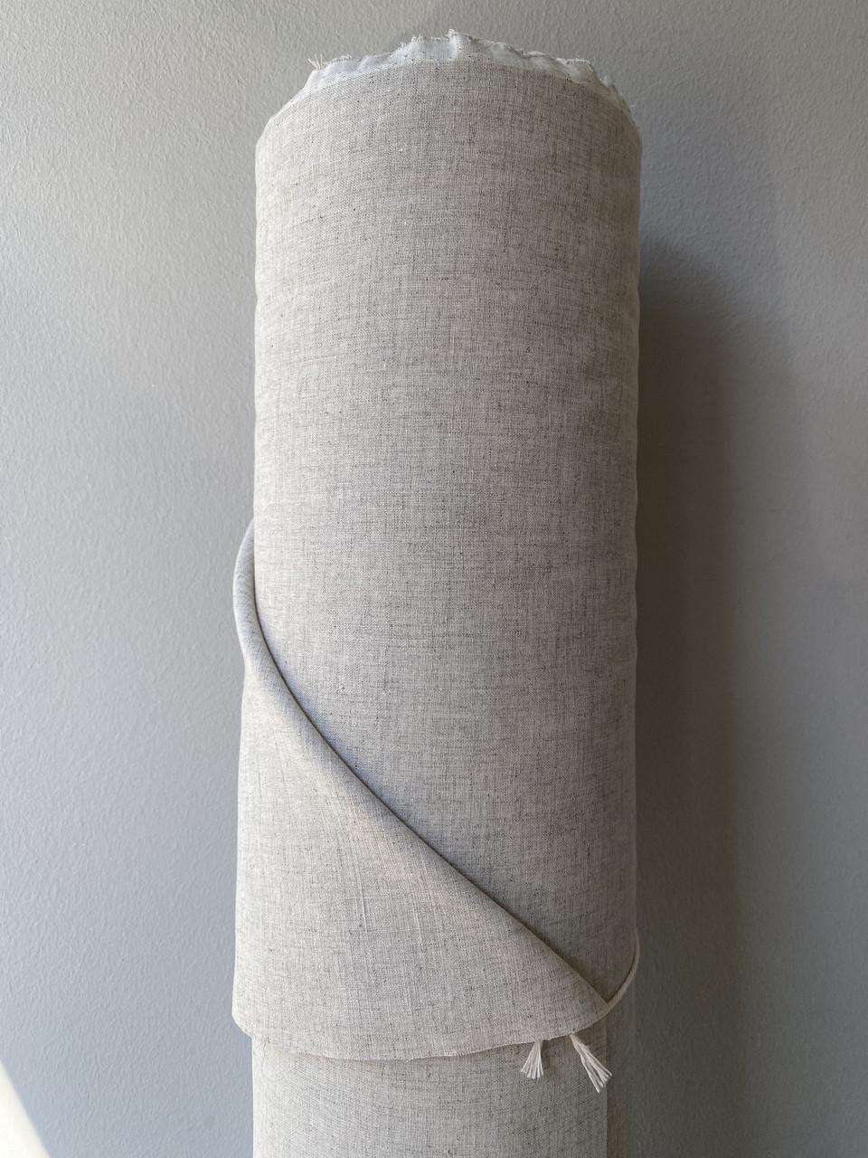 Тканина LINEN PLUS лляна 150 см 330 Сірий - фото 1 Тканина LINEN PLUS лляна 150 см 330 Сірий - фото 1