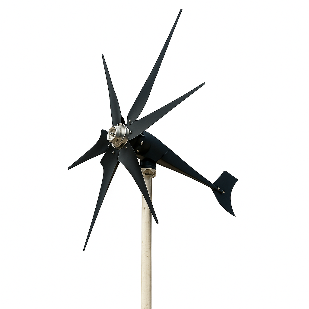 Вітрогенератор з кільцевим струмоприймачем і діодним мостом 500W 12/24V (26339360)