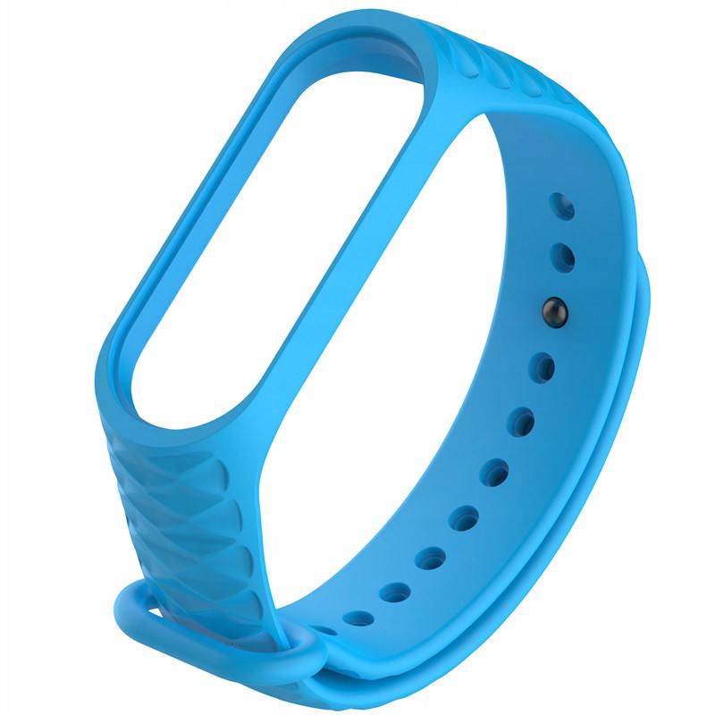 Ремінець Rhomb для Xiaomi Mi Band 3/4 Блакитний (00000030247_10)