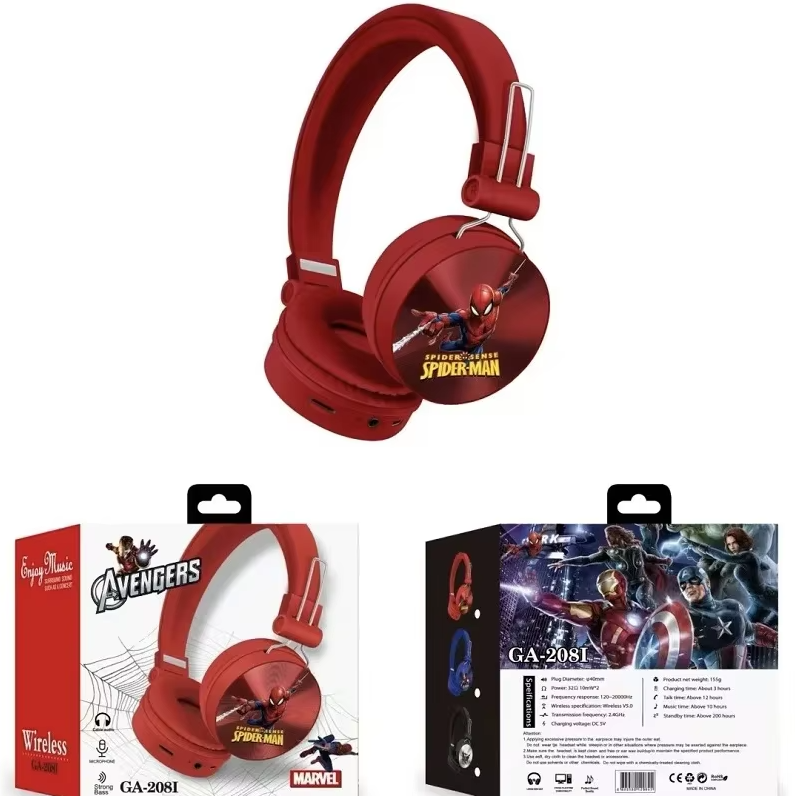 Навушники бездротові Bluetooth Disney Marvel (GA-208) - фото 2 Навушники бездротові Bluetooth Disney Marvel (GA-208) - фото 2