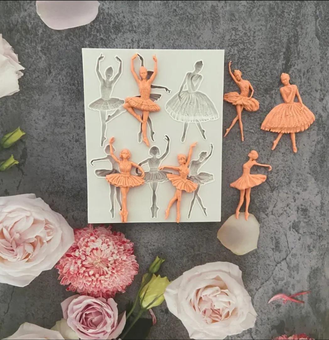 Молд силиконовый Балерина 145x180 мм Серый (310799) - фото 6