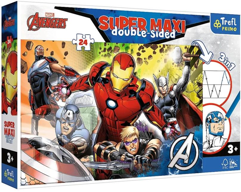 Пазлы Super Maxi Trefl 41007 Марвел Мстители 24 элемента (17908)