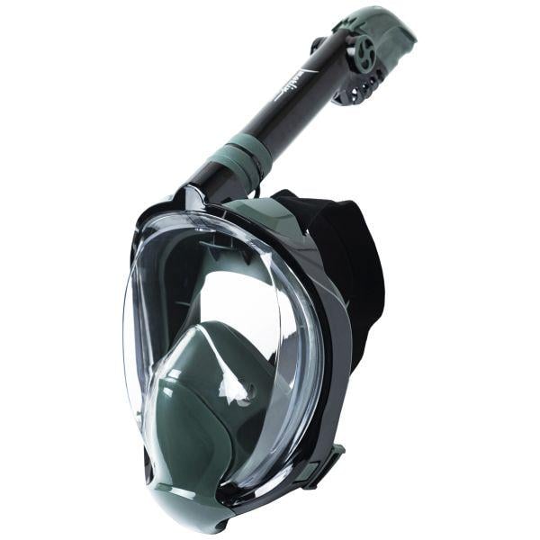 Маска для плавания полнолицевая Marlin CRUISE S/M Black/Green Маска для плавания полнолицевая Marlin CRUISE S/M Black/Green