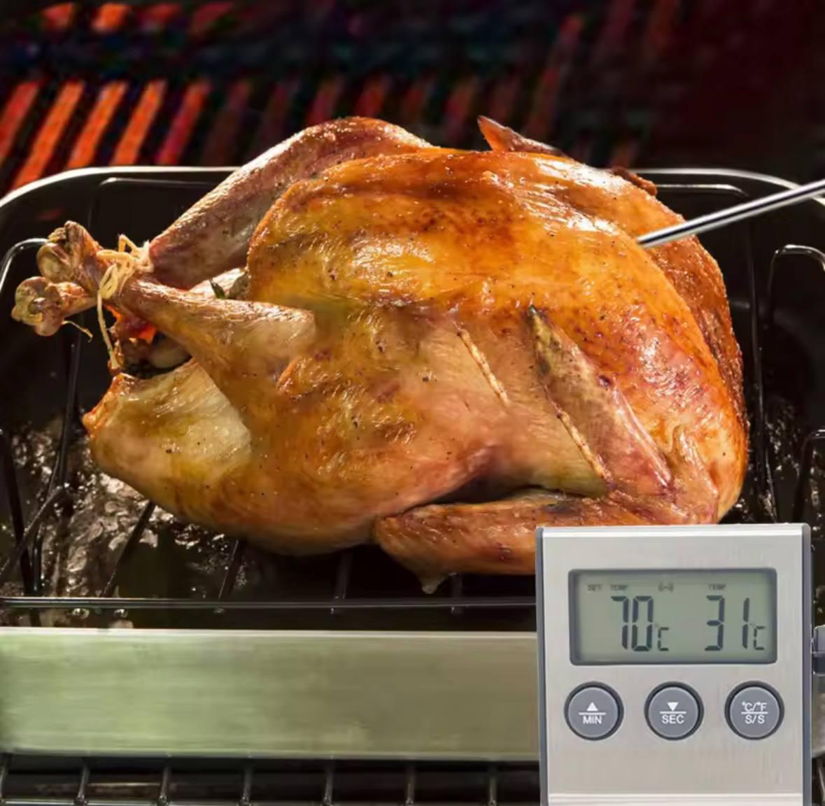 Термометр кухонный цифровой с выносным щупом и таймером (a32b9913) - фото 7 Термометр кухонный цифровой с выносным щупом и таймером (a32b9913) - фото 7