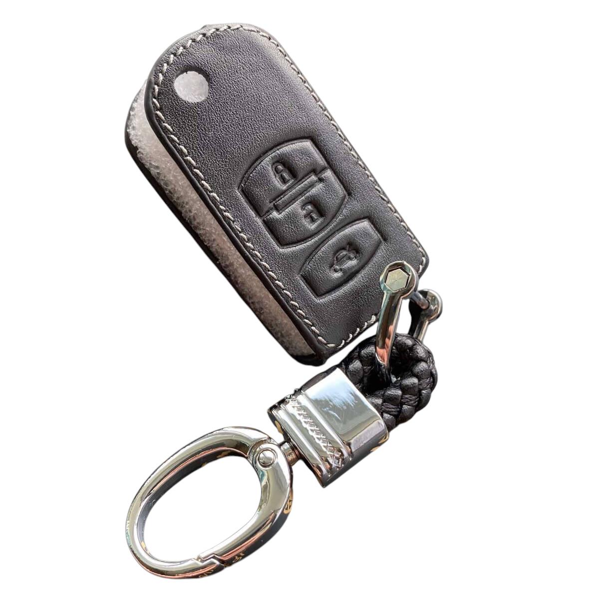 Чехол кожаный для ключа Mazda (ma2le3b)