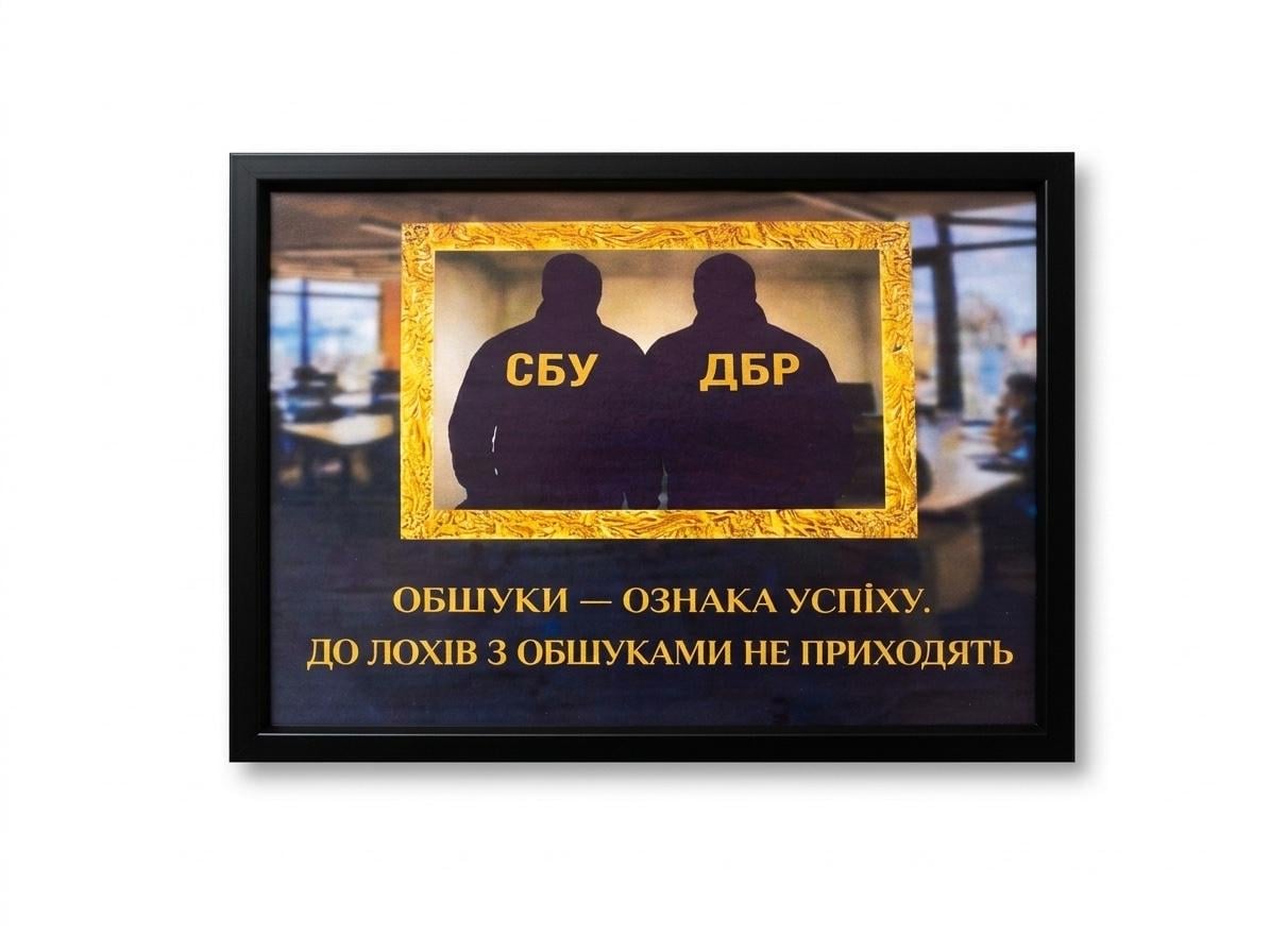 Постер картина "Обшуки - ознака успіху" А4 со стеклом (32927133) Постер картина "Обшуки - ознака успіху" А4 со стеклом (32927133)