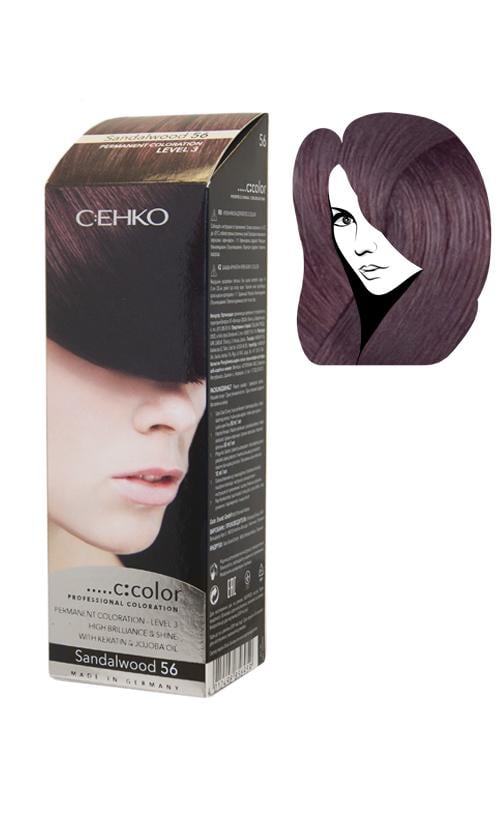 Крем-фарба для волосся стійка C:EHKO Color Creme 56 Сандал (8435)